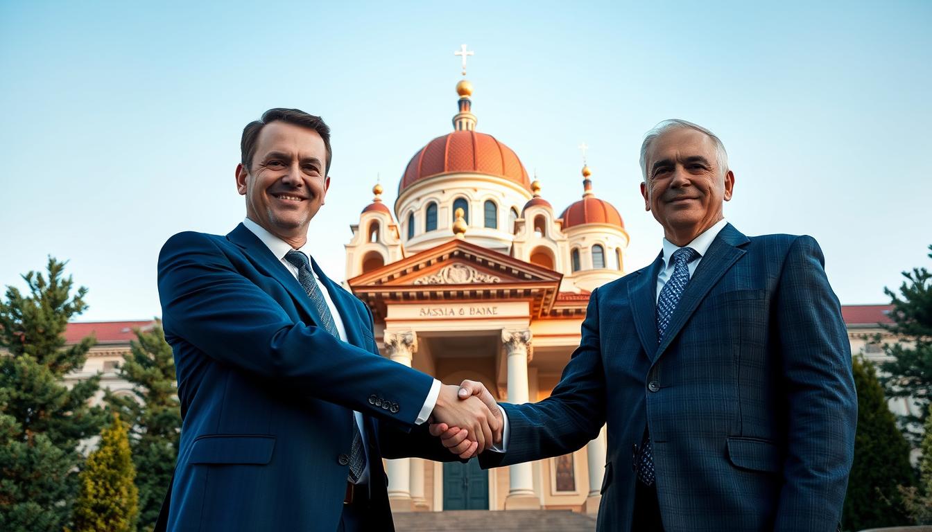 business partners in Bulgaria