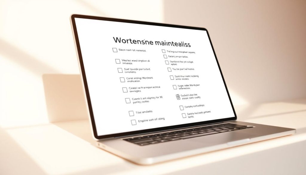 website maintenance checklist