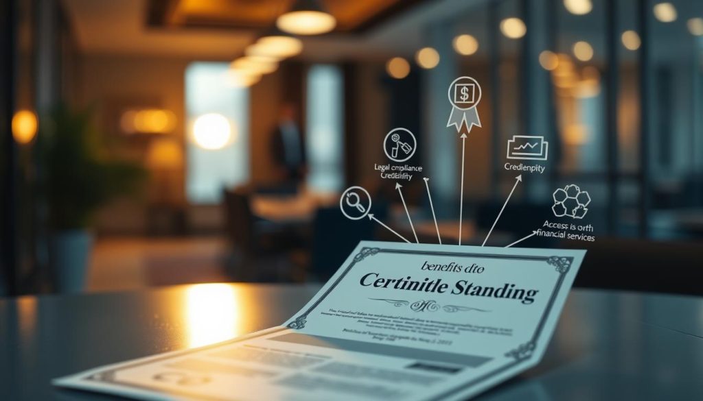 benefits of a good standing certificate