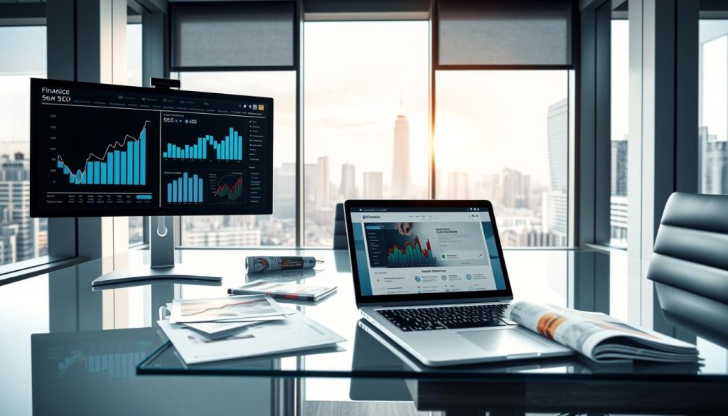 financial services supporting SEO